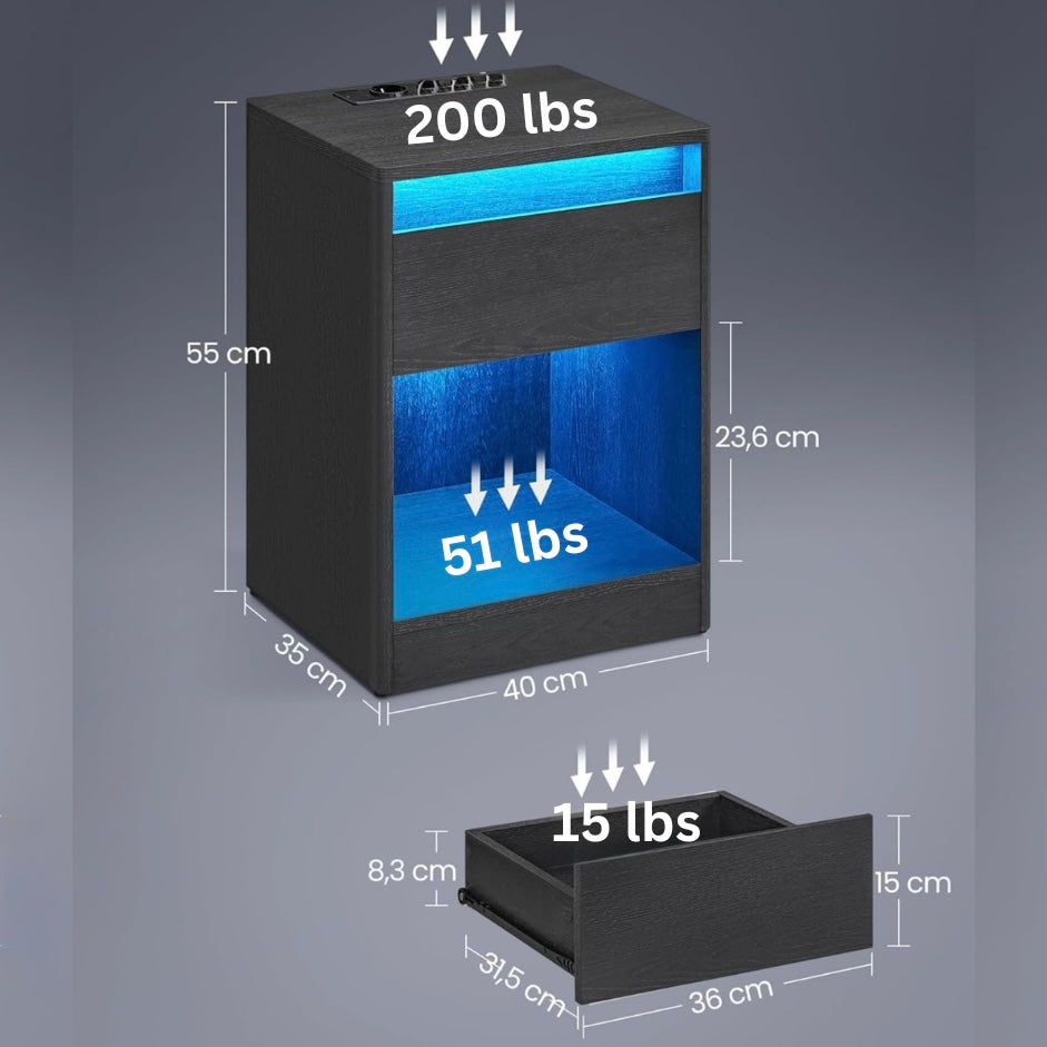 OMNI™ Nightstand with Hidden Compartment